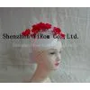 YRFC14138 fascinator из синамай / fascinator для матери невесты / fascinator для церкви / fascinator с вуалью / fascinator для свадьбы