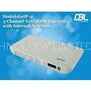 VoIP Billing 4 Channel SIM Card Static IP Gateway Keyboard