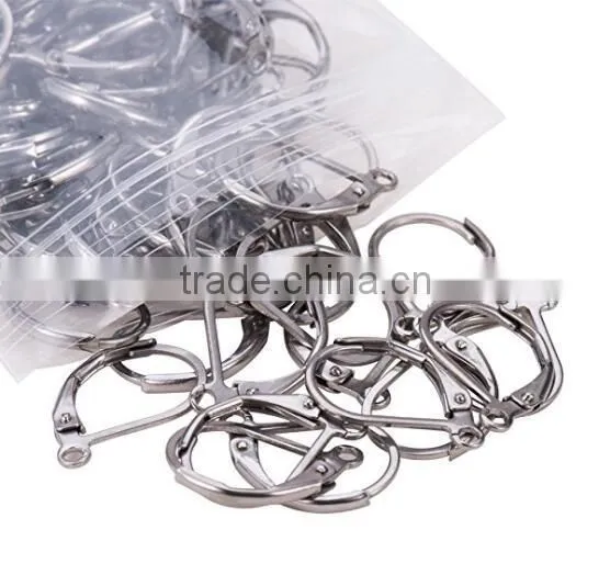 Stainless Steel Lever Back Ear Wire Hoop Earrings France Earring Hoop DIY Jewelry Hook Findings Accessory photo-3