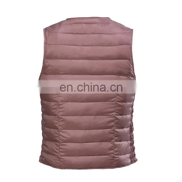 Sleeveless Down Vest Filled Jacket For Women photo-5