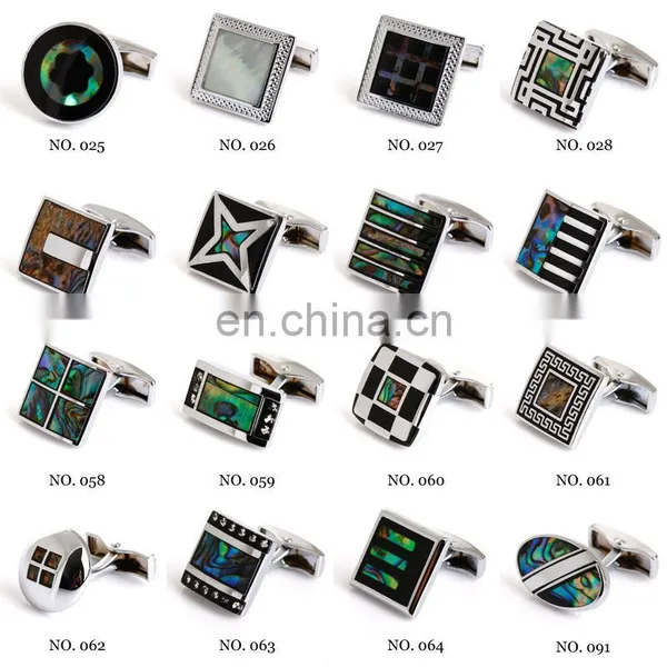 Fashion Abalone Cufflinks Shell Cufflinks Men's Jewelry High Quality photo-2