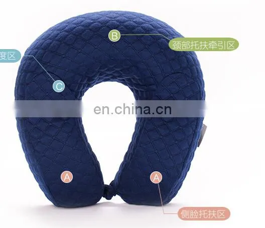 Factory High Quality Cotton Filled Adult Travel Pillow photo-4