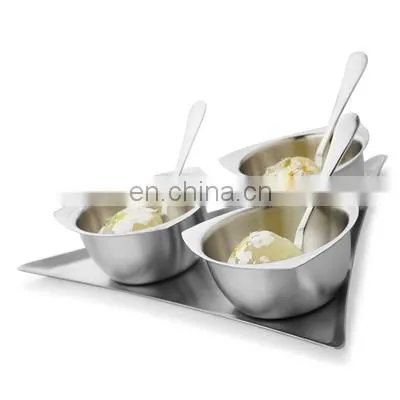 Hot Stainless Steel Ice Cube Serving Platter