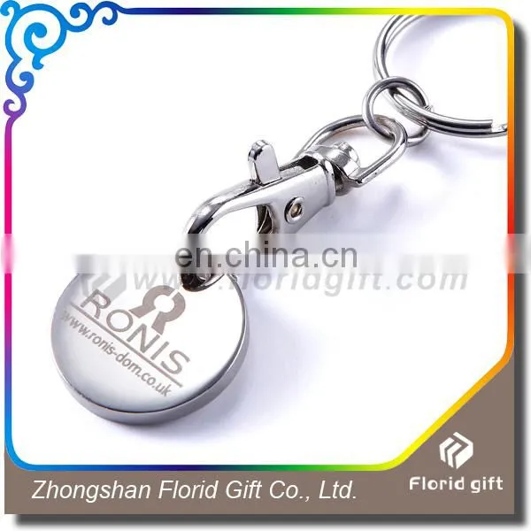Bulk Cheap Debossed Branding Trolley Coin Key Holder photo-5