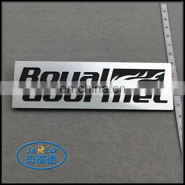 Engraved Logo Aluminum Metal Label With 3M Adhesive photo-5