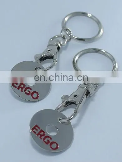 Zinc Alloy Trolley Coin Keychain photo-6