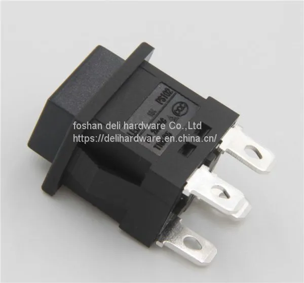 Double Pole Mini Self-locking 2 Position Push Button Switch photo-2