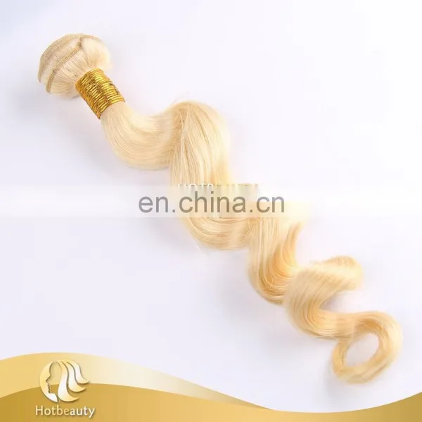 613# Blonde Color Virgin Human Loose Wave Remy Russian Hair Weave no Shedding no Tangle photo-5