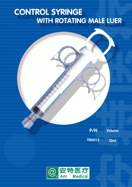 12ml Control Syringe, Color Syringe for Cardiology photo-2