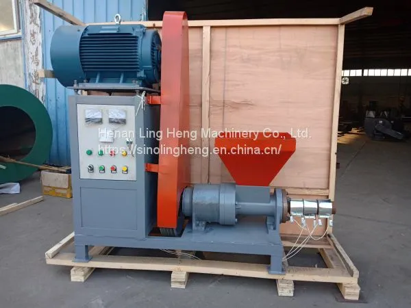 Sawdust Briquette Making Machine Rice Husk Wood Chips Corn Stalk Coconut Shell Biomass Briquette Press Machine photo-5