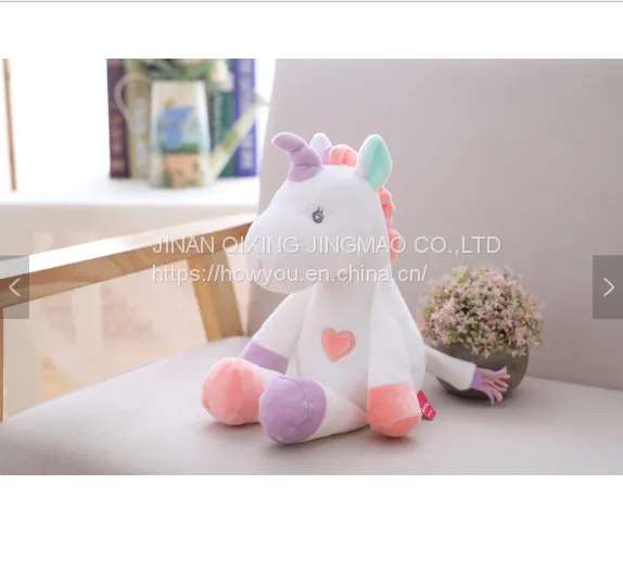 Plush Unicorn Wholesale Good Gift BabySafe Peluches Unicornio Pelucia photo-4