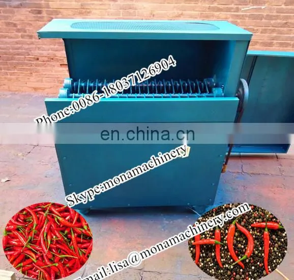 CE approved chilli harvester/pepper machine/chili picking machine