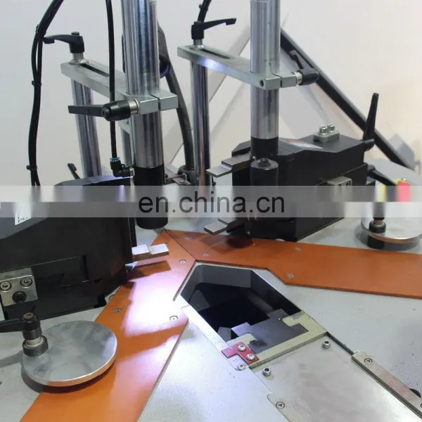 Press Blade Adjustable Single Head Aluminium Window Making Corner Crimping Machine photo-6
