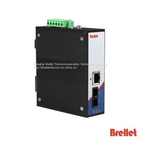 1-портовый промышленный медиаконвертер Ethernet