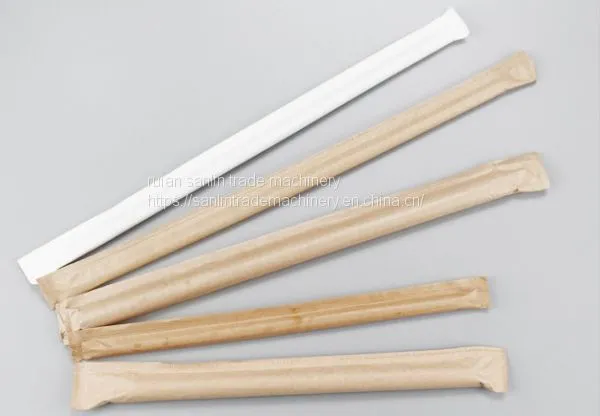 Straw Single Packing Machine With 2 Colors Printer photo-2