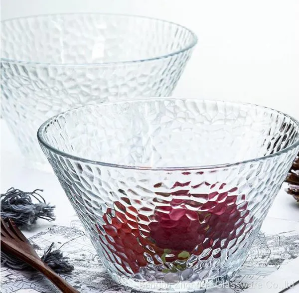 Wholesale Hammer Eye Pattern Glass Bowl with 5.8 Inch