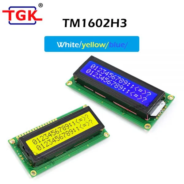 16X2 Lcd Display SPI IIC I2C Serial Port 6800 Timing 1602 Lcd Modules TM1602H3 80X36mm Black Screen Dust-free Process 16X2 LCD Screen photo-2