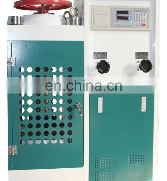 YES-3000 Concrete Grade 15. 20. 25 30. 35. 45 Digital Display Manual Concrete Block Testing Machine photo-2