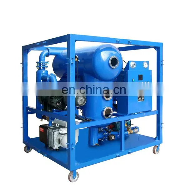 Portable Vacuum Transformer Waste Oil Dehydration Machine Engine Oil Purification Machine photo-7