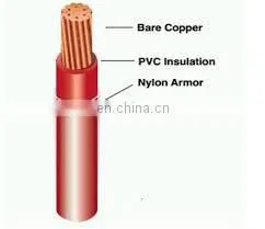 Building and Electrical Wire THHN AWG Nylon Jacket Cable Copper Conductor PVC Insulation photo-5