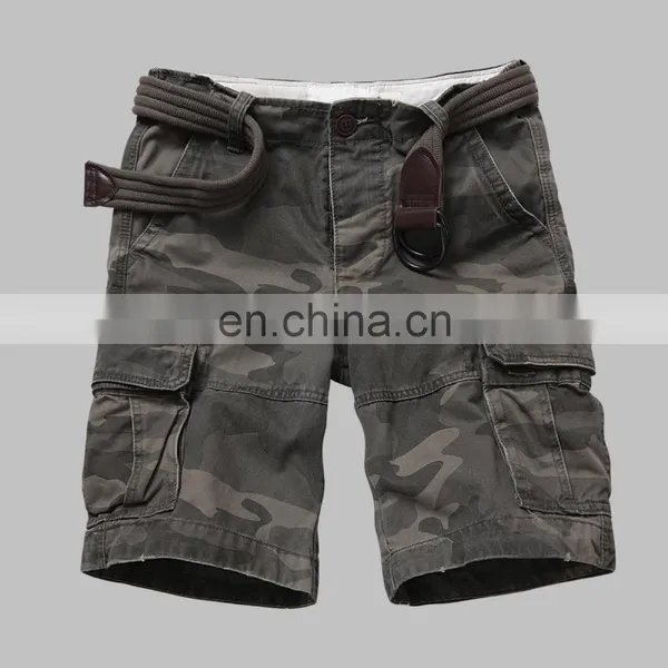 Wholesale Casual Camo Cargo Beach Shorts for Men photo-5