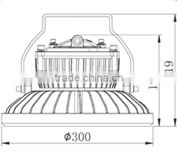 MCLED COB Bridgelux IP67 AC220V ATEX MF01-110W LED Explosion Proof Lamp Hazardous Area Lighting r Zone1 and Zone 2 photo-4