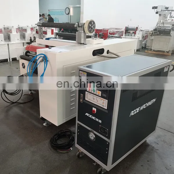 Factory Custom 650mm Oil Heating Slitting Laminating Machine photo-5