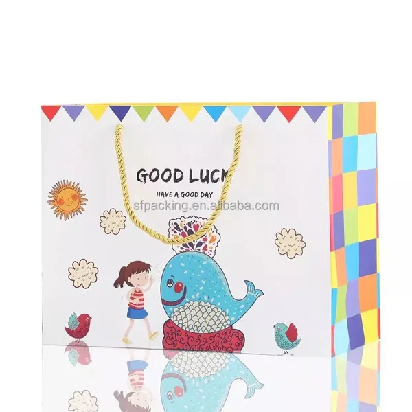 Custom Printed Crafts Paper Wine Shopping Bag With Logo photo-2
