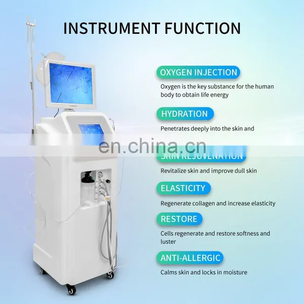 7 IN 1 Hydration Oxygen Jet Therapy Skin Analysis Machine Deep Cleaning Nourishing Skin Rejuvenation Skin Care Beauty Instrument photo-2