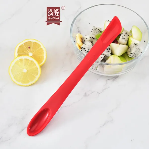 Kitchen Accessories Home and Kitchen Gadgets Silicone Cream Spatula For Butter Cake Mini Cake Cream Scraper Fruit Sauce Jar Spoon