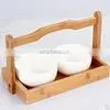 Bamboo Serving Tray Wholesale New Design Food Serving Tray Picnic Bamboo Baskets photo-5