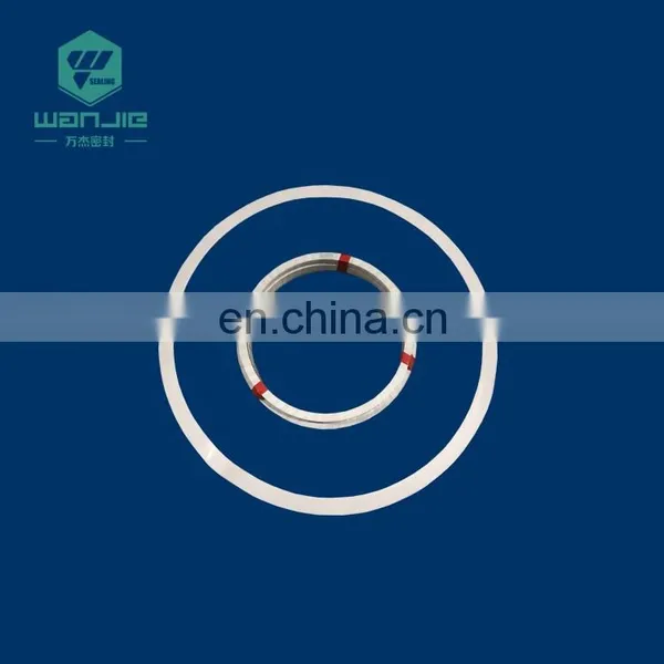 Sanitary Grade PTFE Silicone Rubber Ferrule Gasket Heat Resistance Heat Exchanger Ptfe Gasket