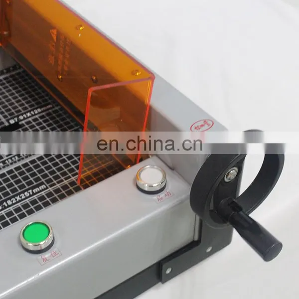 SCM-30S Electric Guillotine Paper Cutter 30cm Width Manual Gilding Paper Cutting Machine photo-5