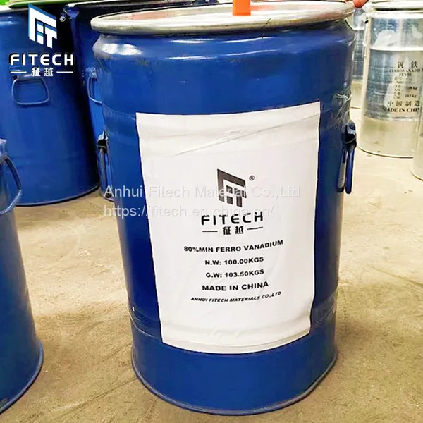 High Quality FeV With Good Price 50/80 Ferro Vanadium photo-5