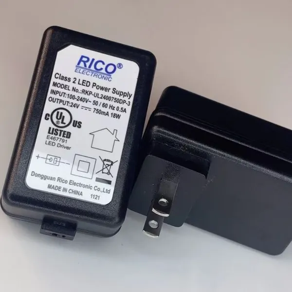 Class 2 Power Supply 24V 18W AC/DC Adapter For Table Lamp Lights.LED Lamp