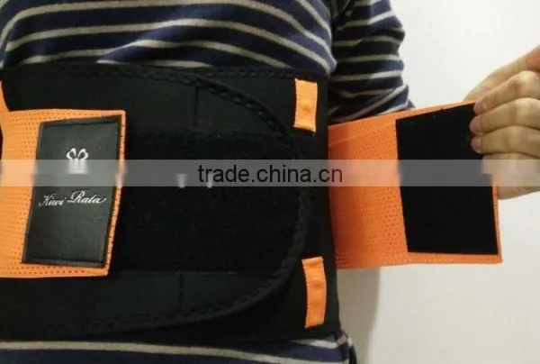 2016 Hot Selling High Elastic Breathable Neoprene Slimming Waist Bandage Support photo-3