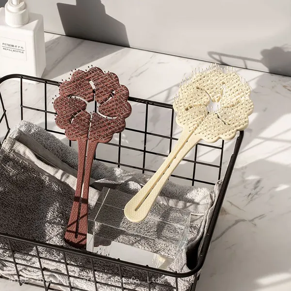 NEW Flower-shaped Hair Brush Detangling Hair Brush Scalp Massage Comb photo-4