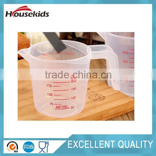 Measuring Cups 3 Piece Plastic Cup Set - Nesting and Stackable: 1 Cup, 2 Cup, and 1 Quart Sizes. Best for Cooking and Baking photo-6