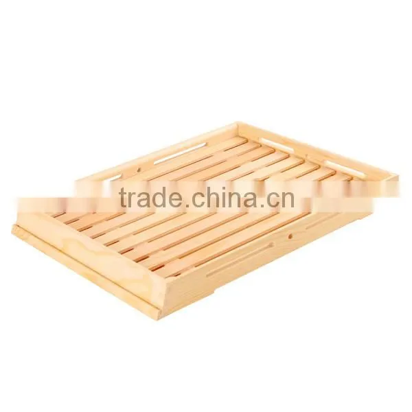 China Supply Hot Sale Serving Wood Fruit Tray photo-2