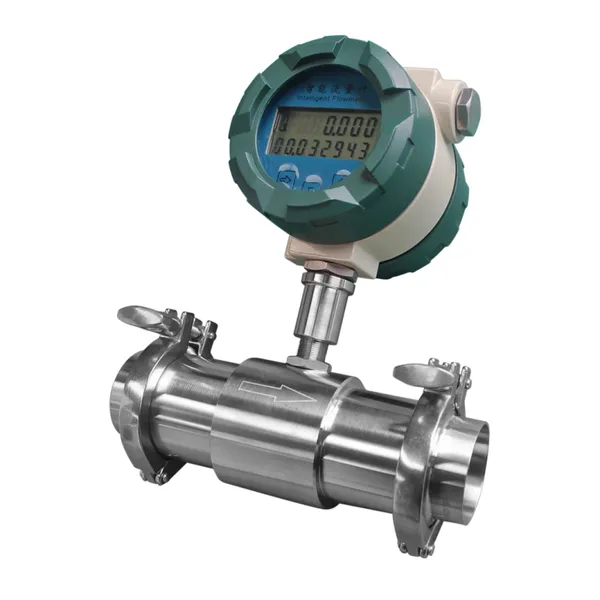 316L SS Turbine Flowmeter With Pulse Output for Oil & Gas Applications