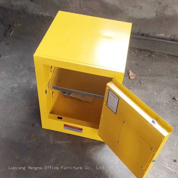 HN-GFL02 45 Gallon Flammable Liquid Cabinet for Garage, Yellow Safety Storage Cabinet With Self-Closing Doors and Epoxy Resin Powder Coating photo-2