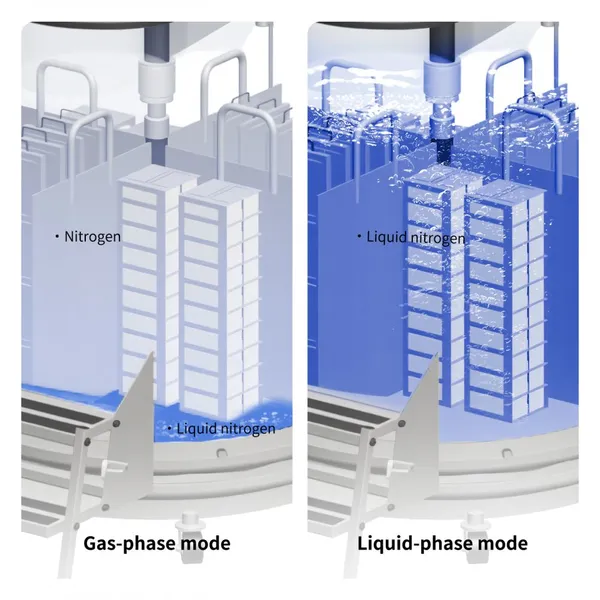 TcCryo YDD 1300L Freezing Container_Large Diameter Liquid Nitrogen Tank Price photo-2