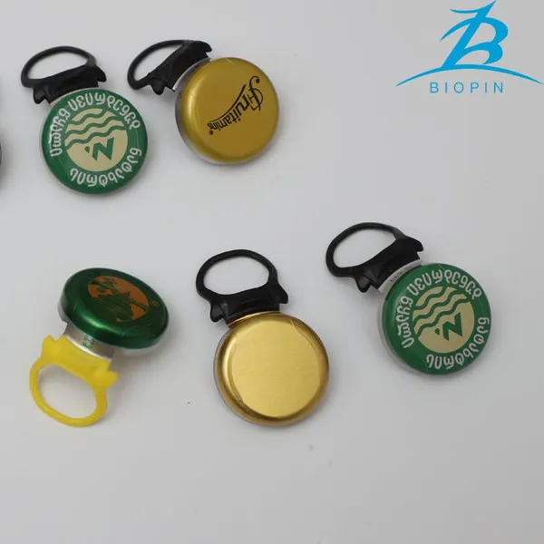Aluminium 26mm Ribbed Ring Pull Caps-Eco-Friendly Durable Non-Spill Custom Logo & Printing for Bottles