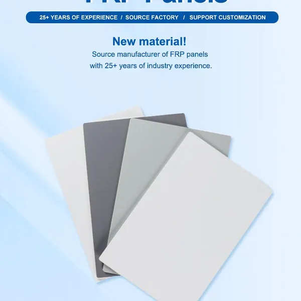 1.2-4MM Fiberglass Reinforced Plastic FRP Fiberglass Sheet Panels GRP Flat Sheets Rv VAN Interior Grp Wall Sheets FRP Panel photo-4