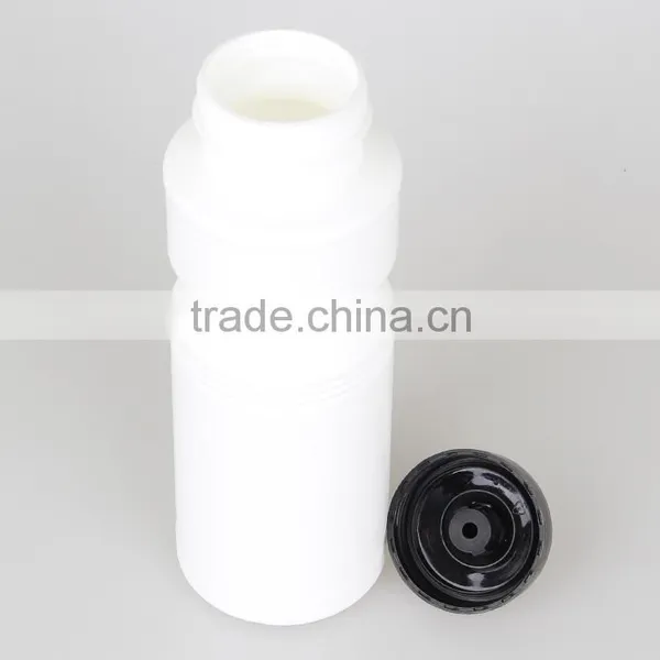 SPORTS BOTTLE /WHITE SPORTS BOTTLE BOTTLE WITH BLACK CAP photo-2