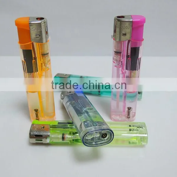 Best Quality Electric Lighter Transparent Recharge Lighter Cheap Lighter Price photo-2