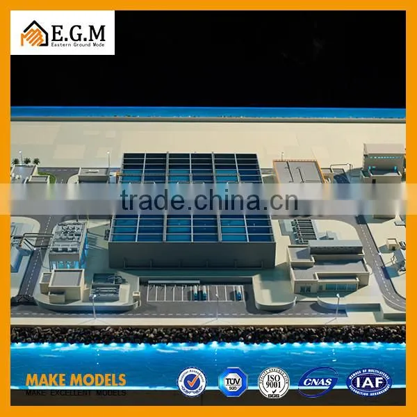Industrial Factory Scale Models,Sewage Treatment Plant Model photo-4