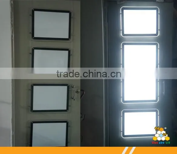 Factory ! Double Sided Hanging LED Crystal Light Box photo-4