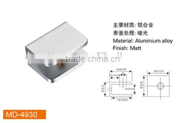 Free sample high quality mirror glass clamp glass clip