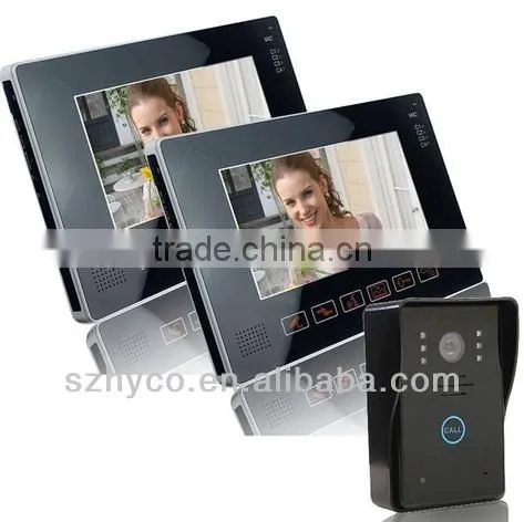 9 Inch TFT Touch Screen Color Video Door Phone Cmos Night Version Camera Intercom System